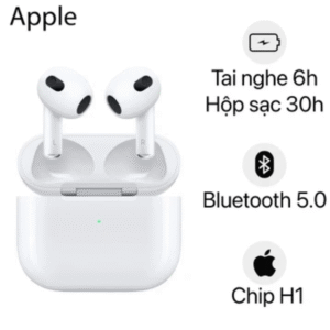 [ QUÀ TẶNG ] Tai nghe Bluetooth Apple AirPods 3 2022 sạc có dây
