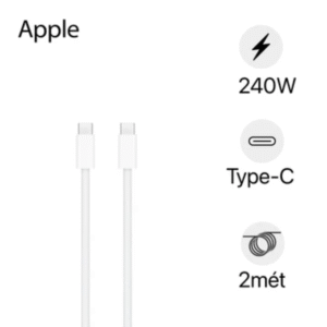 [ QUÀ TẶNG ] Cáp Apple USB-C to Type-C dây dù 240W 2M MYQT3ZA/A